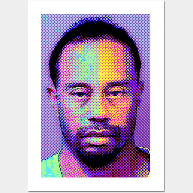 Tiger Woods Mugshot Wall Art by SABREart